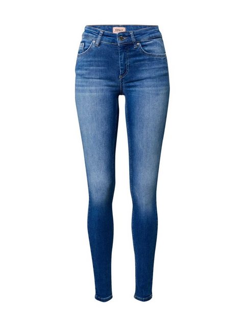 Only Damen Jeans ONLBLUSH MID SK REA12187 - Skinny Fit - Blau - Medium Blue günstig online kaufen