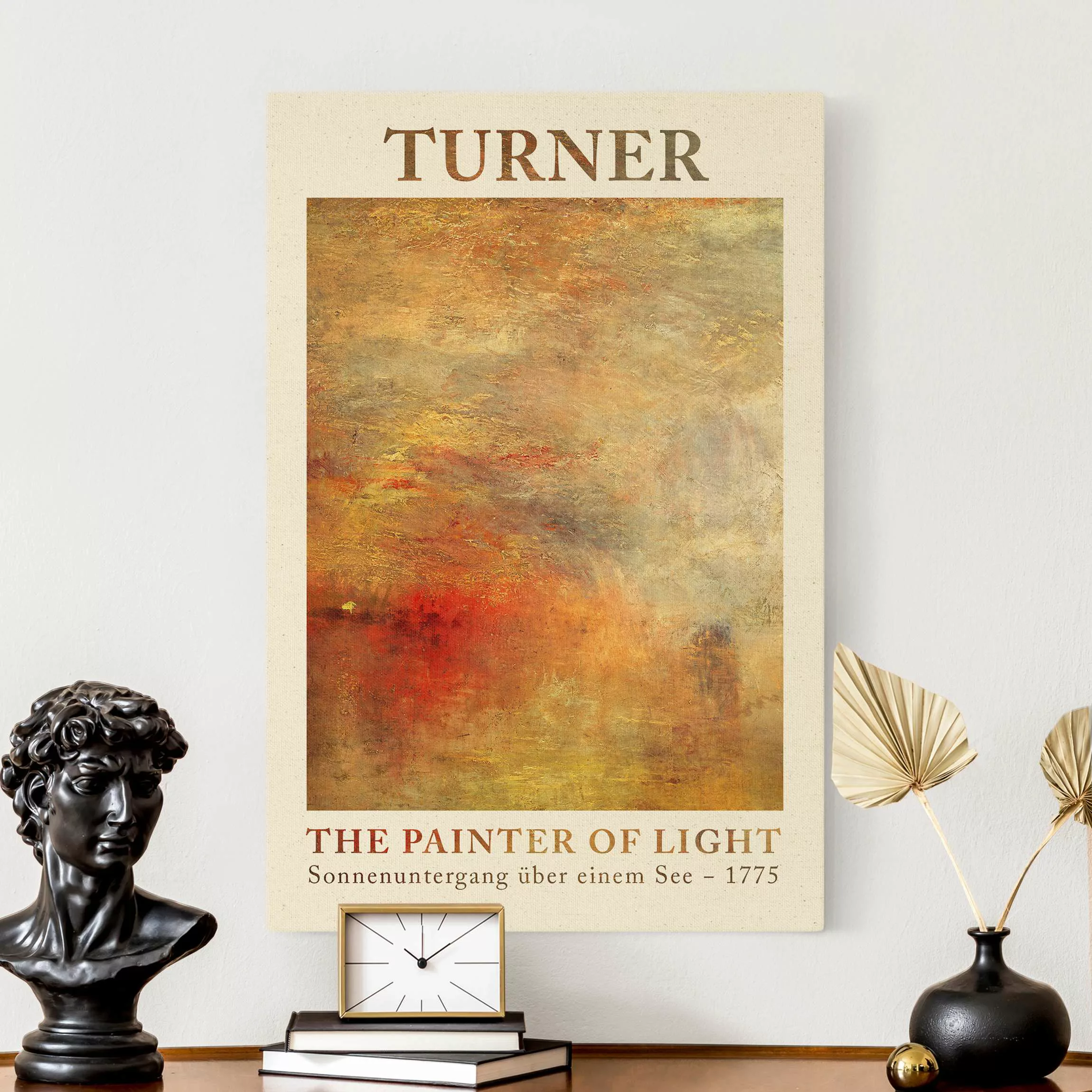 Leinwandbild auf Naturcanvas Joseph Mallord William Turner - Sonnenuntergan günstig online kaufen