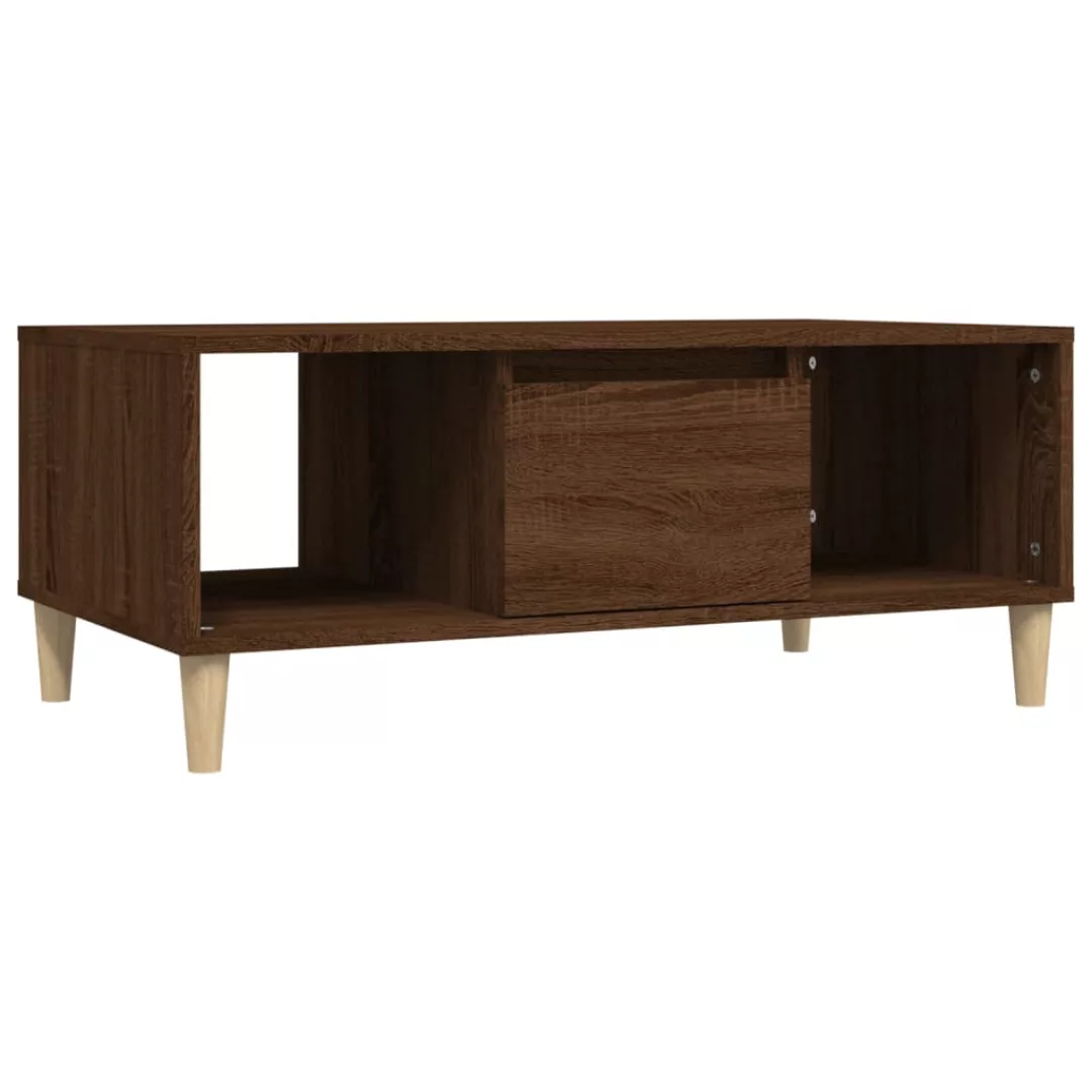 Vidaxl Couchtisch Braun Eichen-optik 90x50x36,5 Cm Holzwerkstoff günstig online kaufen