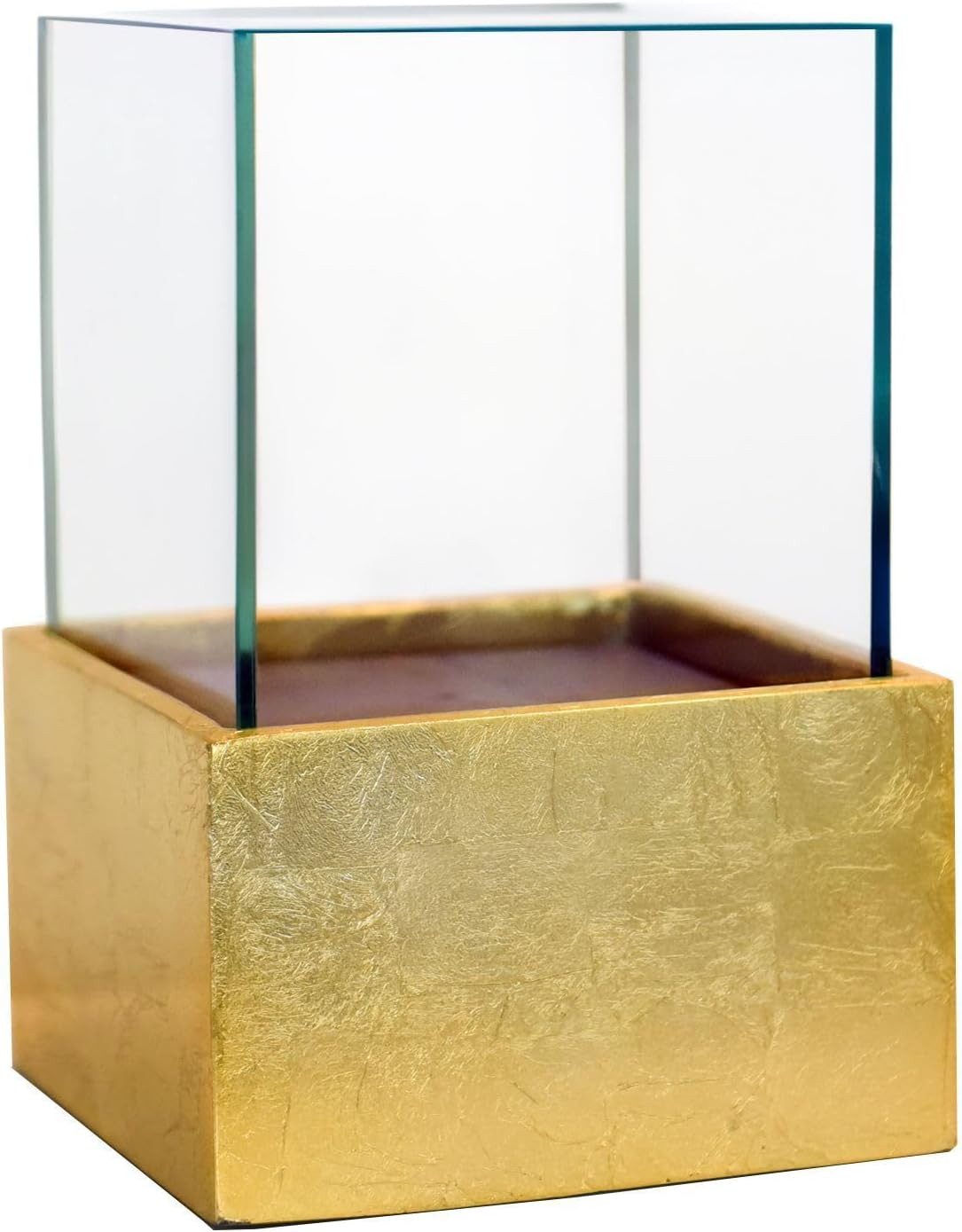 VIVANNO Windlicht Fiberglas CANDELITA - Gold günstig online kaufen