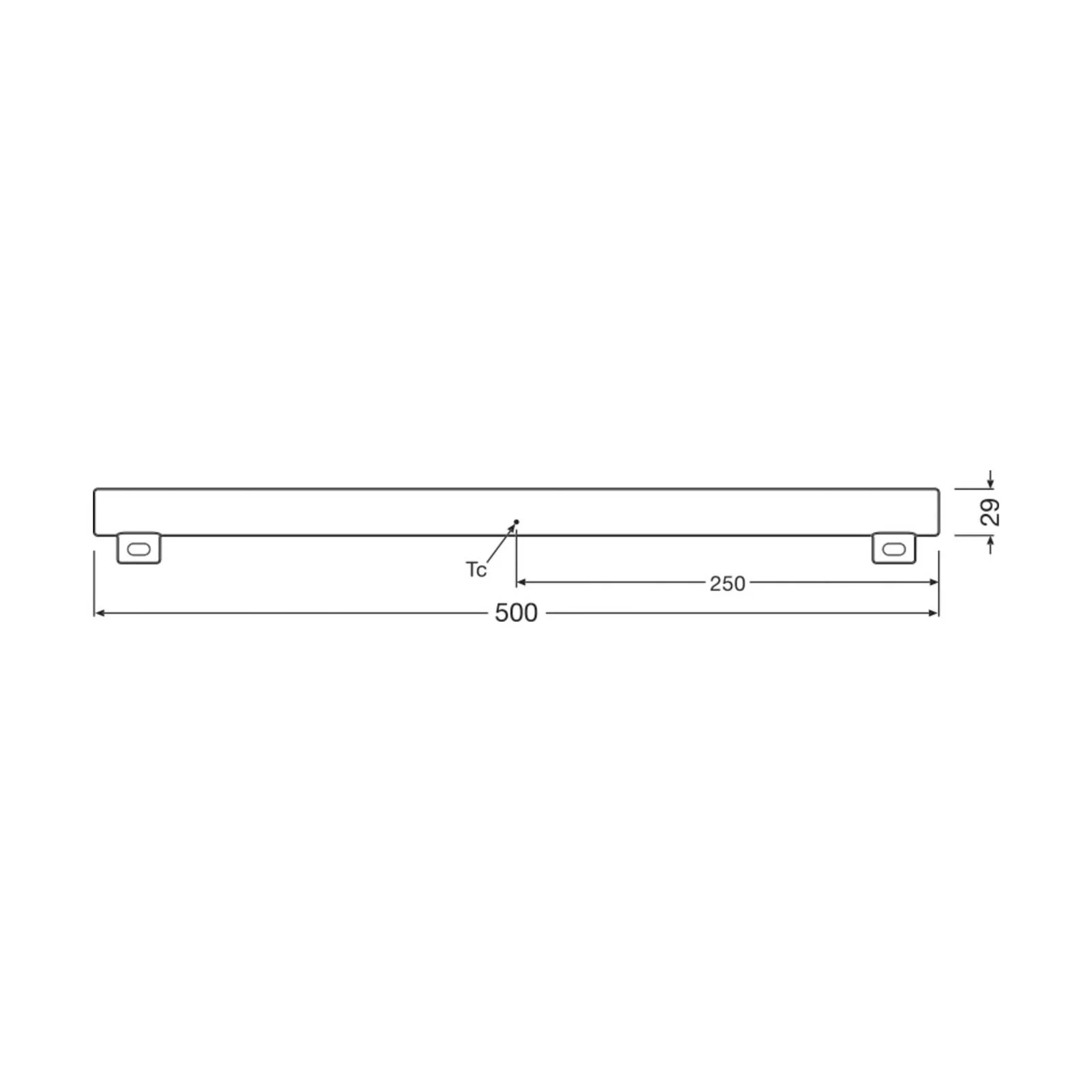 OSRAM LED-Linienlampe S14s 4,7W Röhre 2.700K 50cm matt dim günstig online kaufen