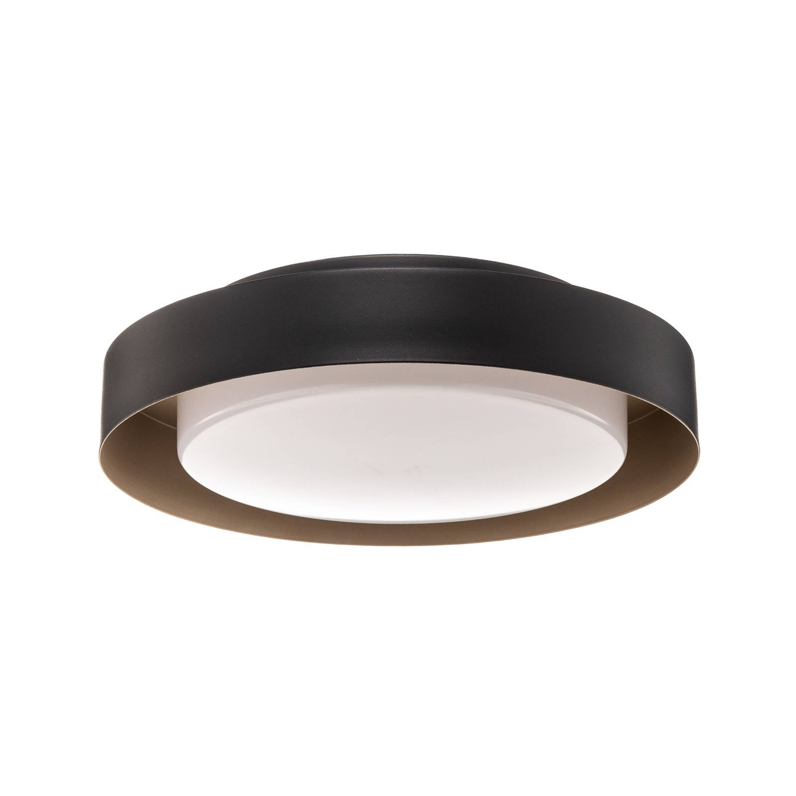 Arcchio Damaria LED-Deckenlampe, schwarz-gold günstig online kaufen