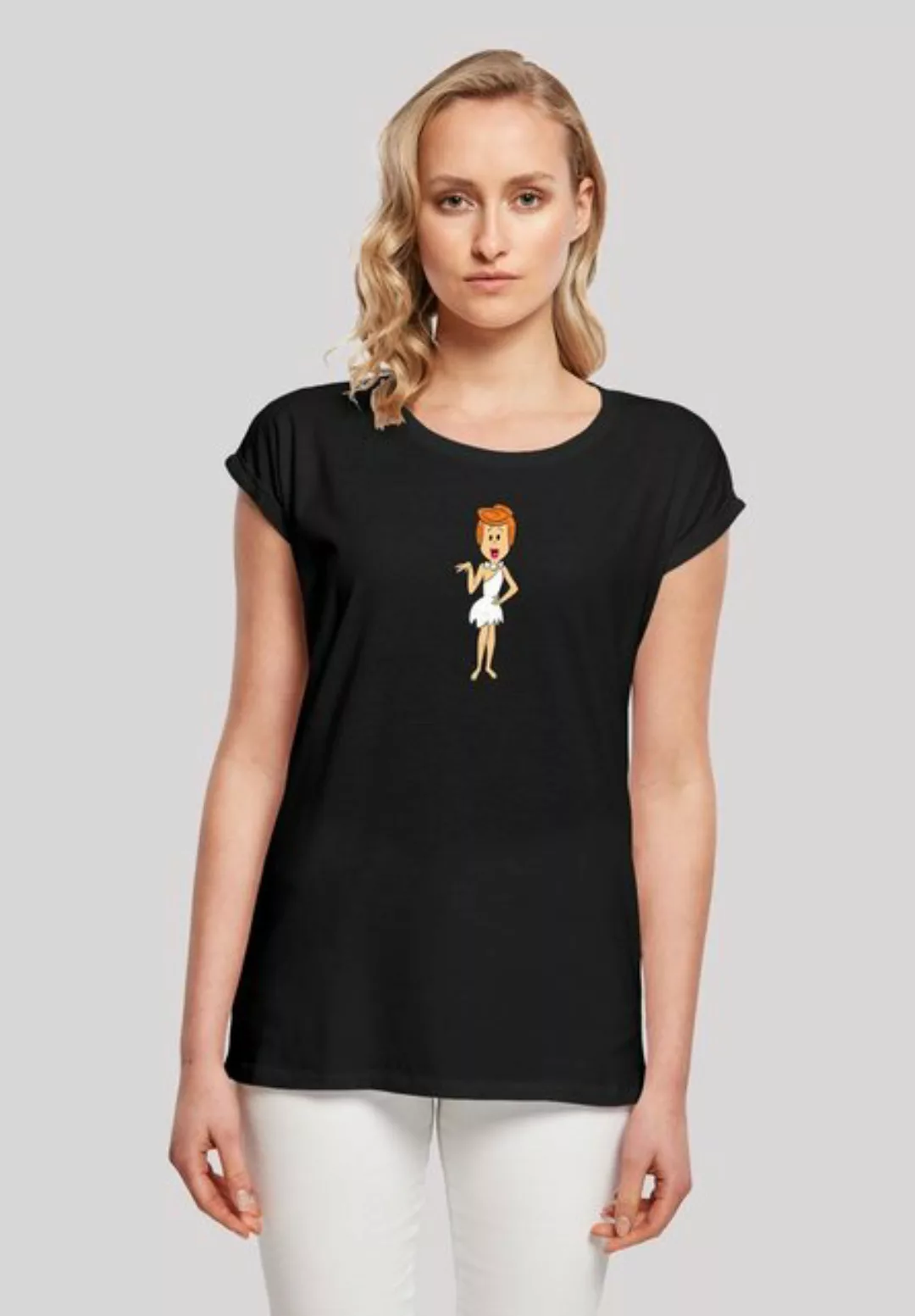 F4NT4STIC T-Shirt Die Familie Feuerstein Wilma Flintstone Classic Print günstig online kaufen