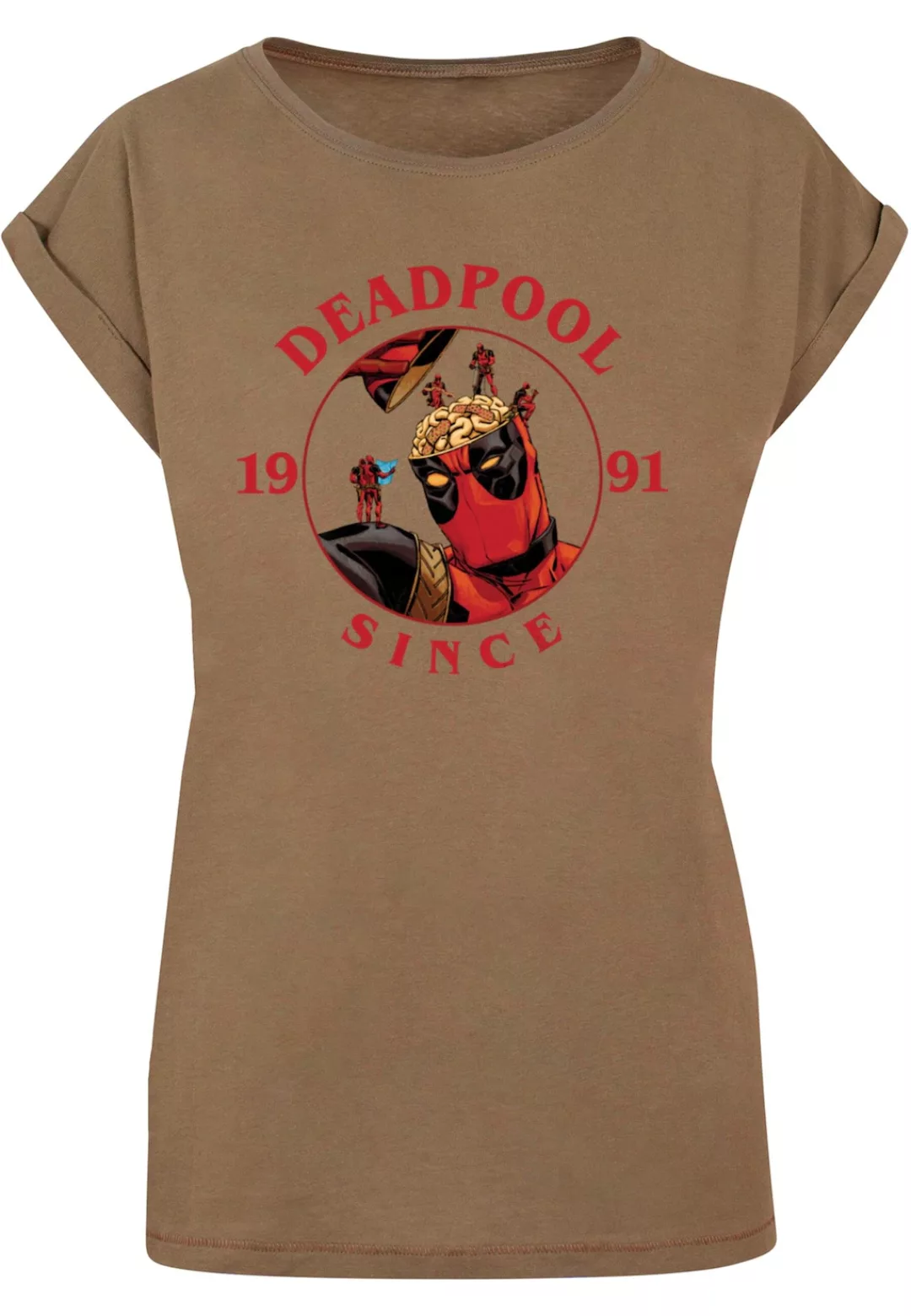 ABSOLUTE CULT T-Shirt "ABSOLUTE CULT Damen Ladies Deadpool - Brain Damage T günstig online kaufen