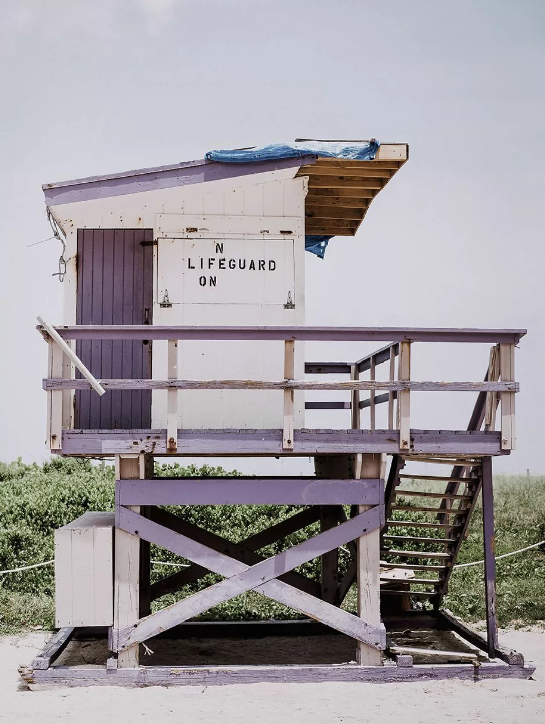Wandkraft | Wanddekoration Summer Lifeguard Purple günstig online kaufen
