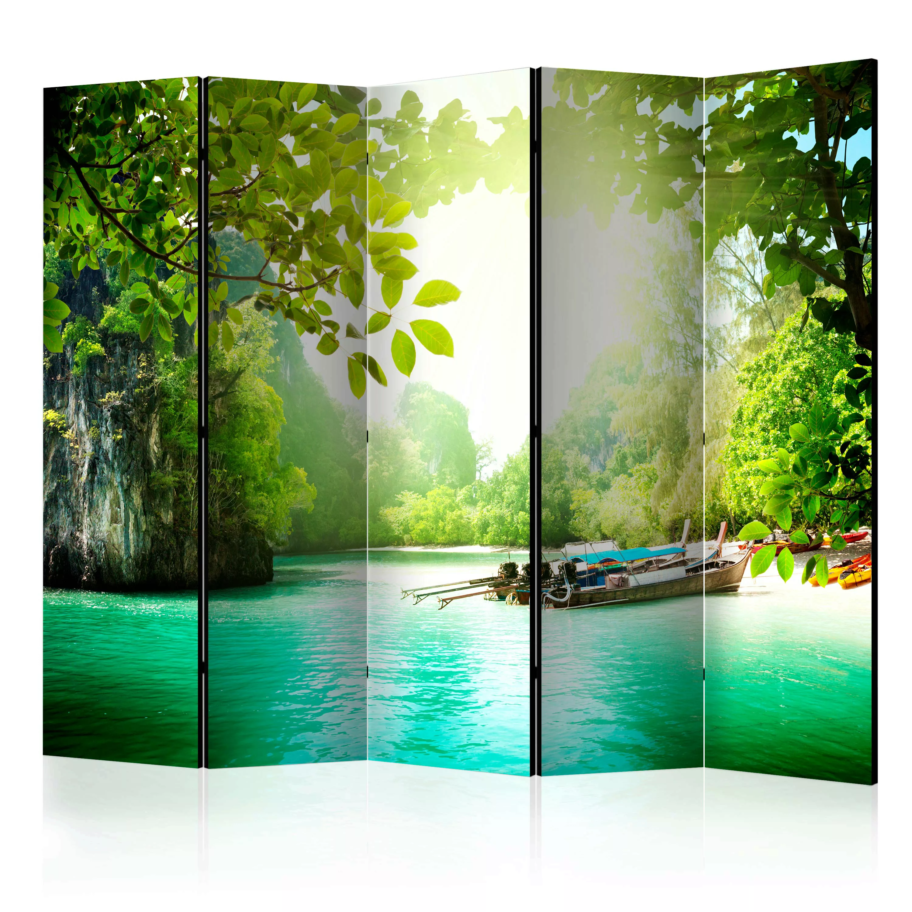 5-teiliges Paravent - Secret Paradise Ii [room Dividers] günstig online kaufen