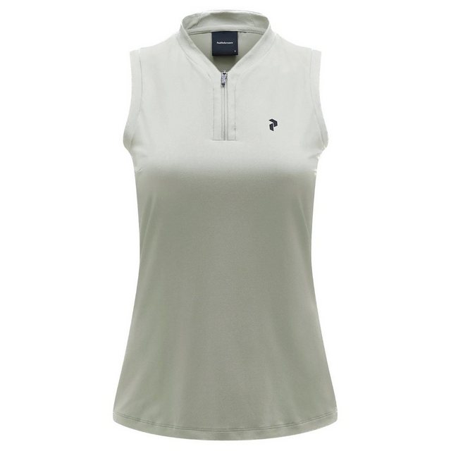 Peak Performance Poloshirt Peak Performance Turf Zip Sleeveless Polo Grün günstig online kaufen