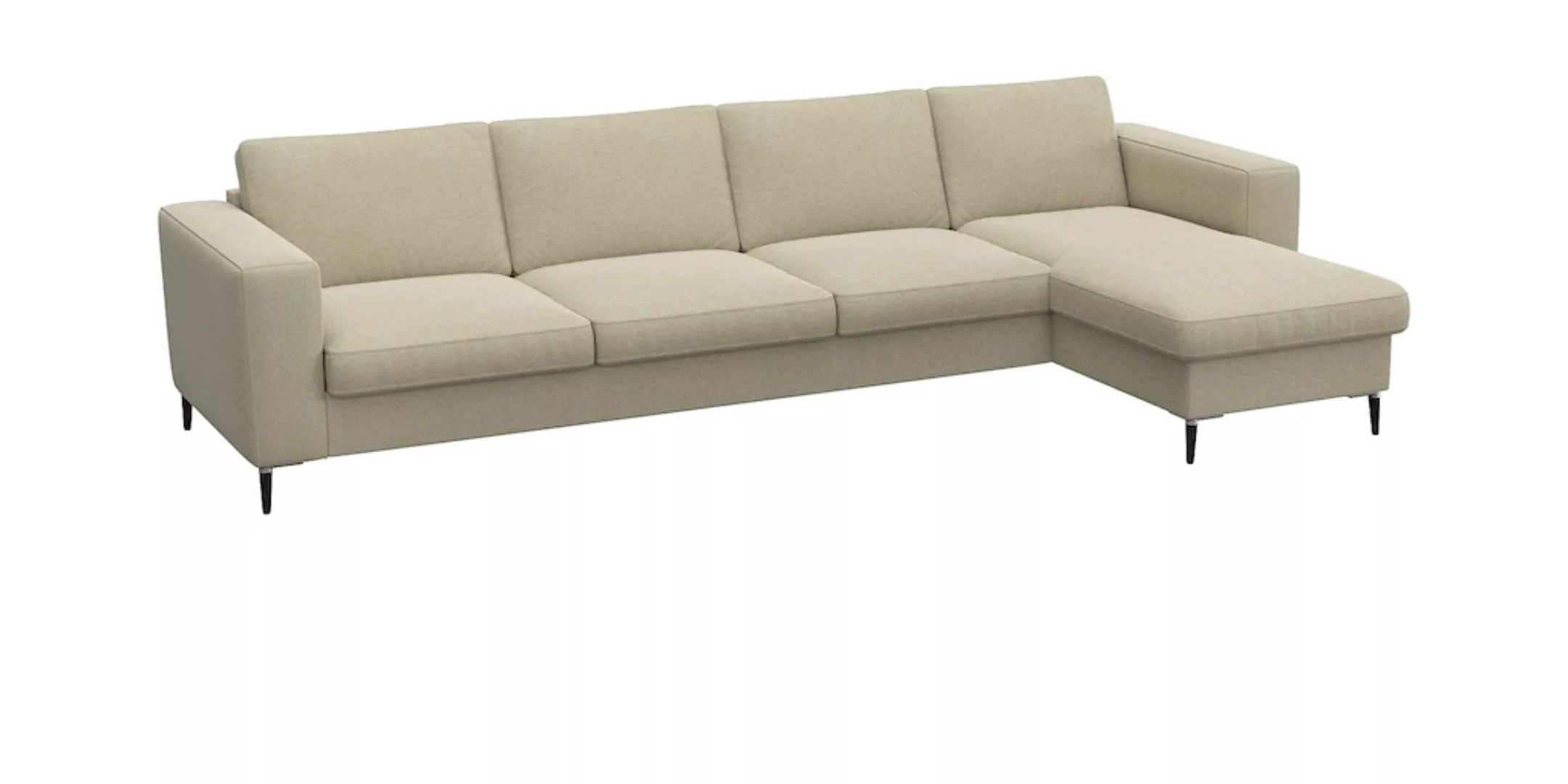 FLEXLUX Ecksofa »Fiore, super Sitzkomfort durch Kaltschaum im Sitz, L-Form« günstig online kaufen
