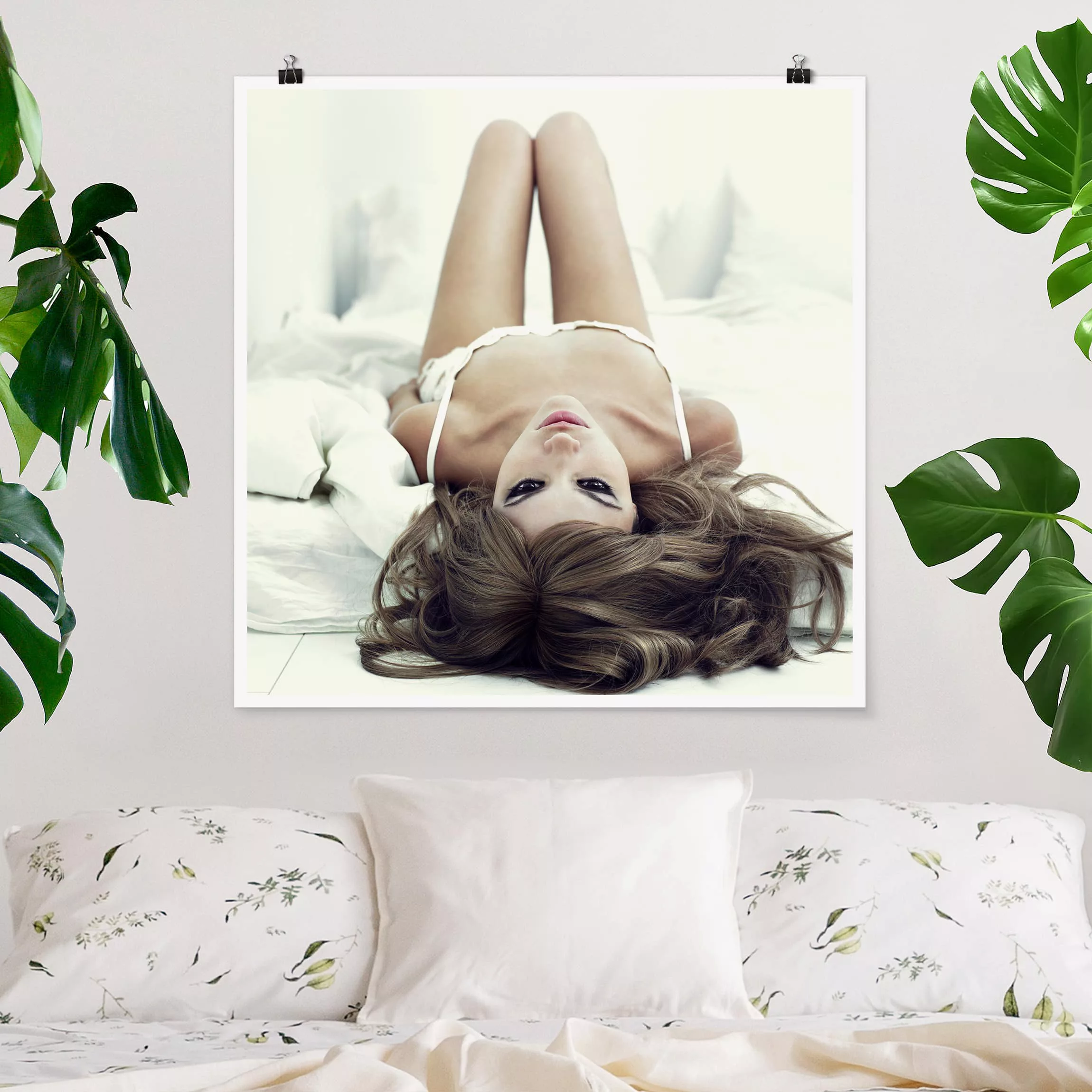 Poster Akt & Erotik - Quadrat Come to Bed, Babe günstig online kaufen