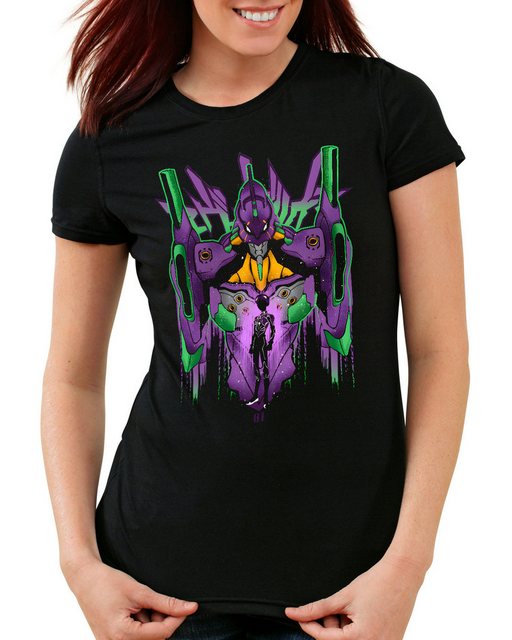 style3 T-Shirt EVA Unit 01 neon genesis evangelion anime manga japanisch bl günstig online kaufen