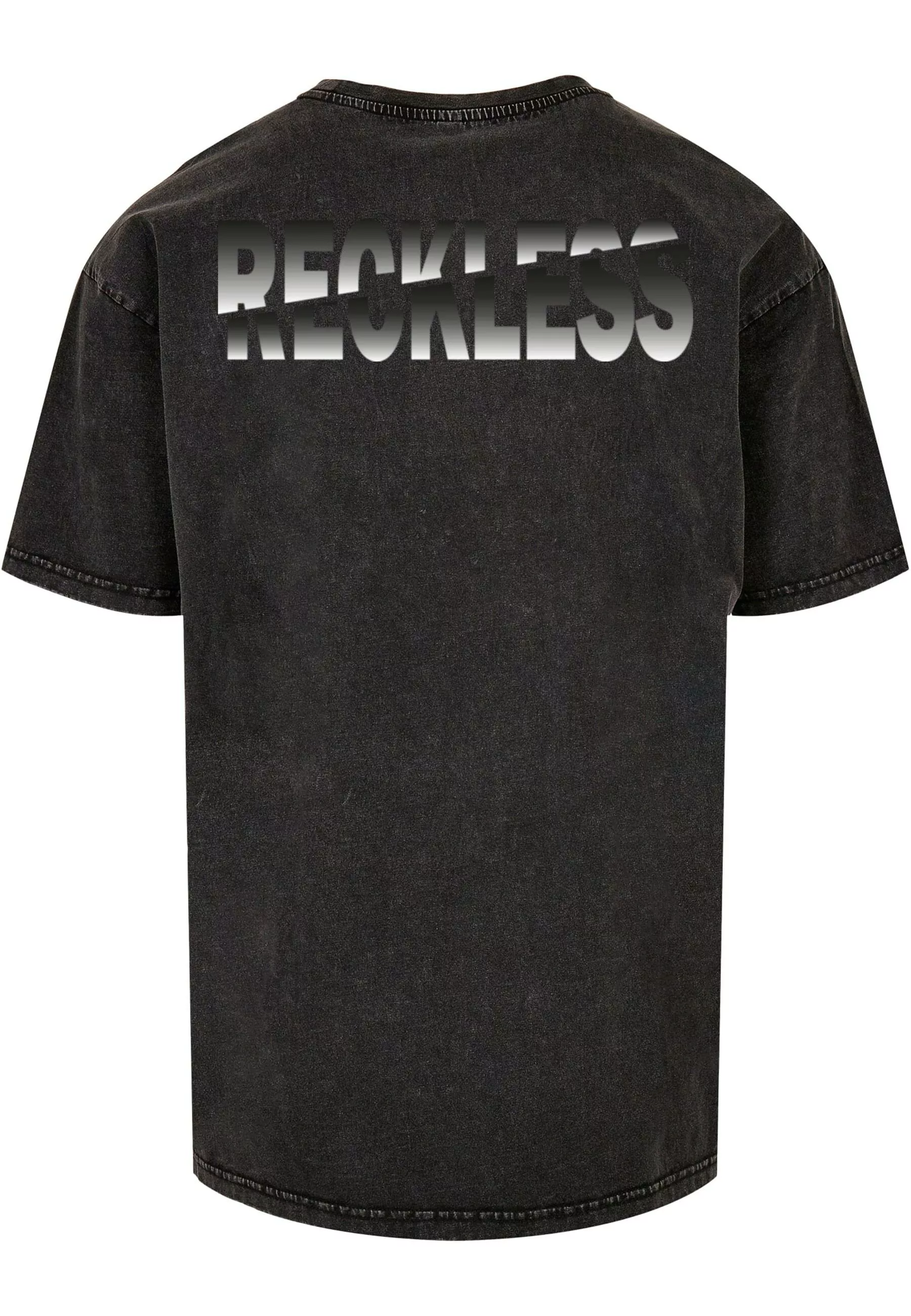 Merchcode T-Shirt "Merchcode Herren Reckless Acid Washed Oversize Tee" günstig online kaufen