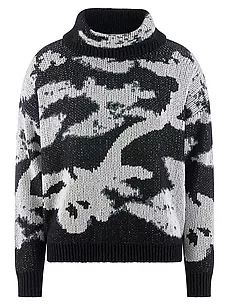 Rollkragen-Pullover Peter Hahn schwarz günstig online kaufen