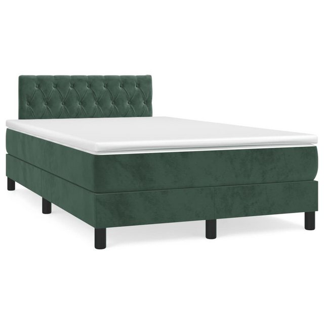 vidaXL Boxspringbett Bett Boxspringbett mit Matratze Samt (120 x 200 cm, Gr günstig online kaufen