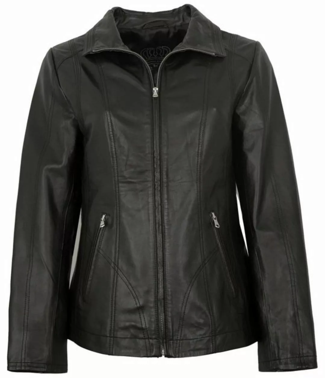 Maddox Lederjacke Paulina MADDOX - Damen Lederjacke Lammnappa schwarz günstig online kaufen