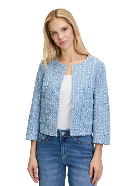 Cartoon Jackenblazer Cartoon Blazer-Jacke mit Pailletten Material günstig online kaufen