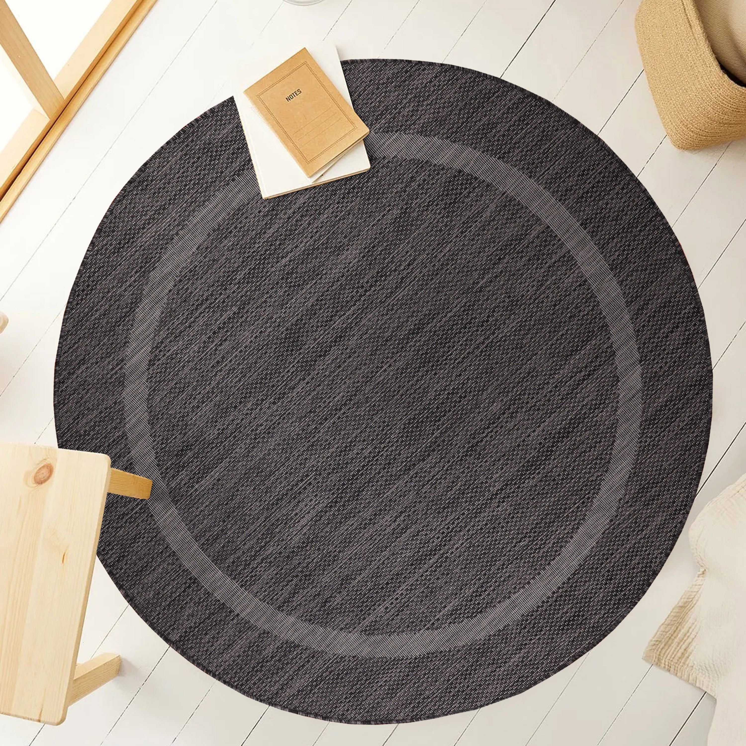 Ayyildiz Teppiche Outdoorteppich »RELAX 4311«, rund, 5 mm Höhe, pflegeleich günstig online kaufen