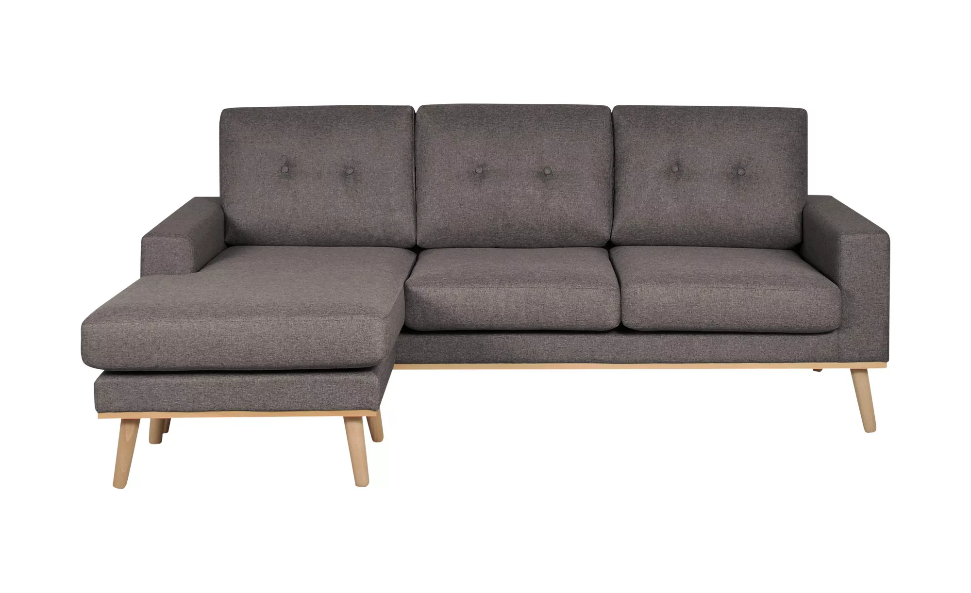 Ecksofa beidseitig stellbar Cristy ¦ grau ¦ Maße (cm): B: 211 H: 88 T: 139 günstig online kaufen