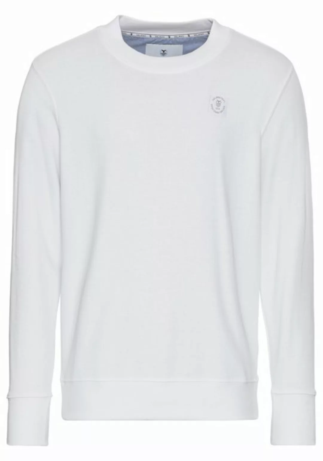 DELMAO Sweatshirt mit modischem Brustlabel - NEUE MARKE! günstig online kaufen