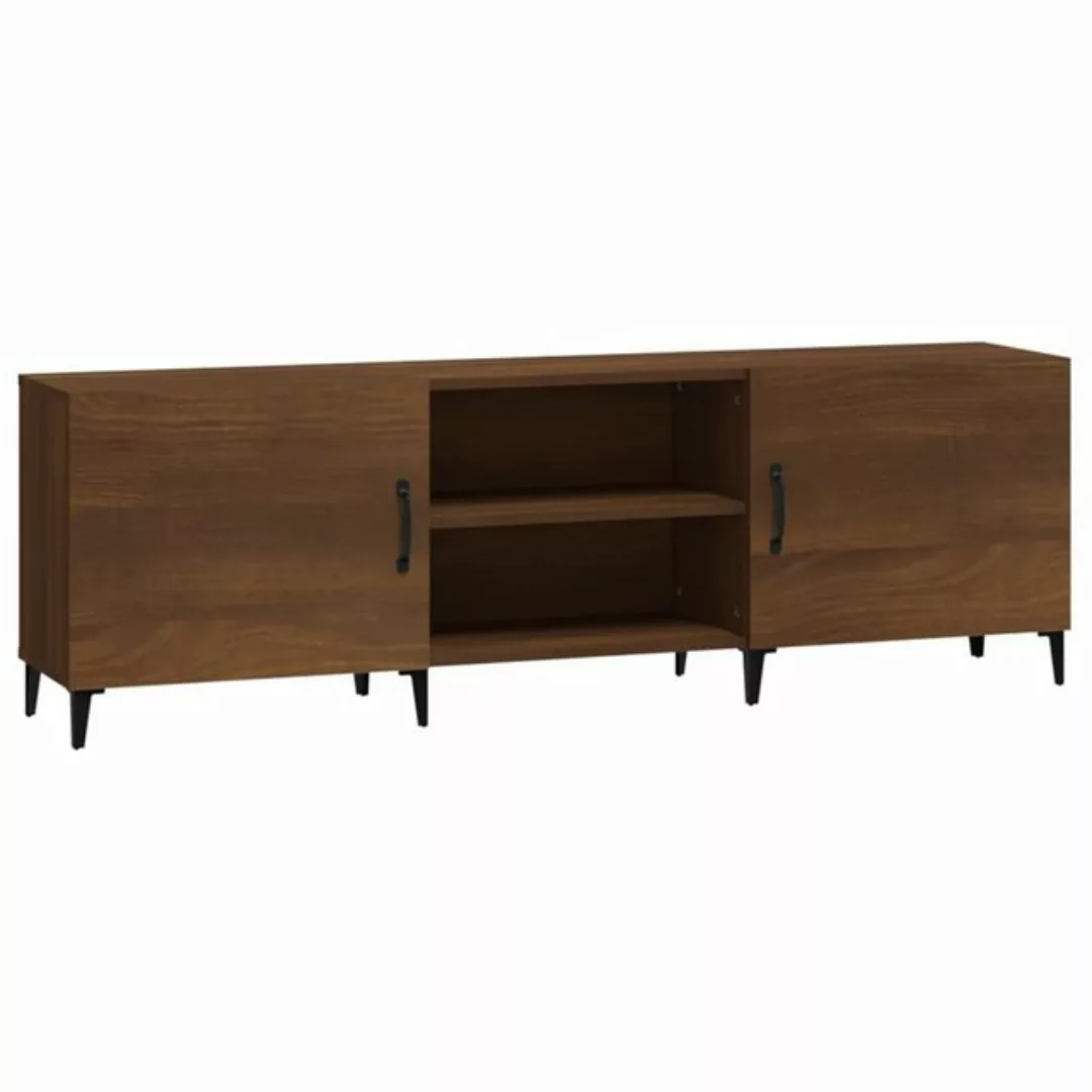 furnicato TV-Schrank Braun Eichen-Optik 150x30x50 cm Holzwerkstoff günstig online kaufen