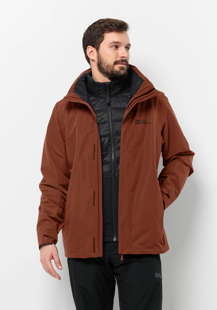 Jack Wolfskin 3-in-1-Funktionsjacke "LUNTAL 3IN1 JKT M", mit Kapuze günstig online kaufen