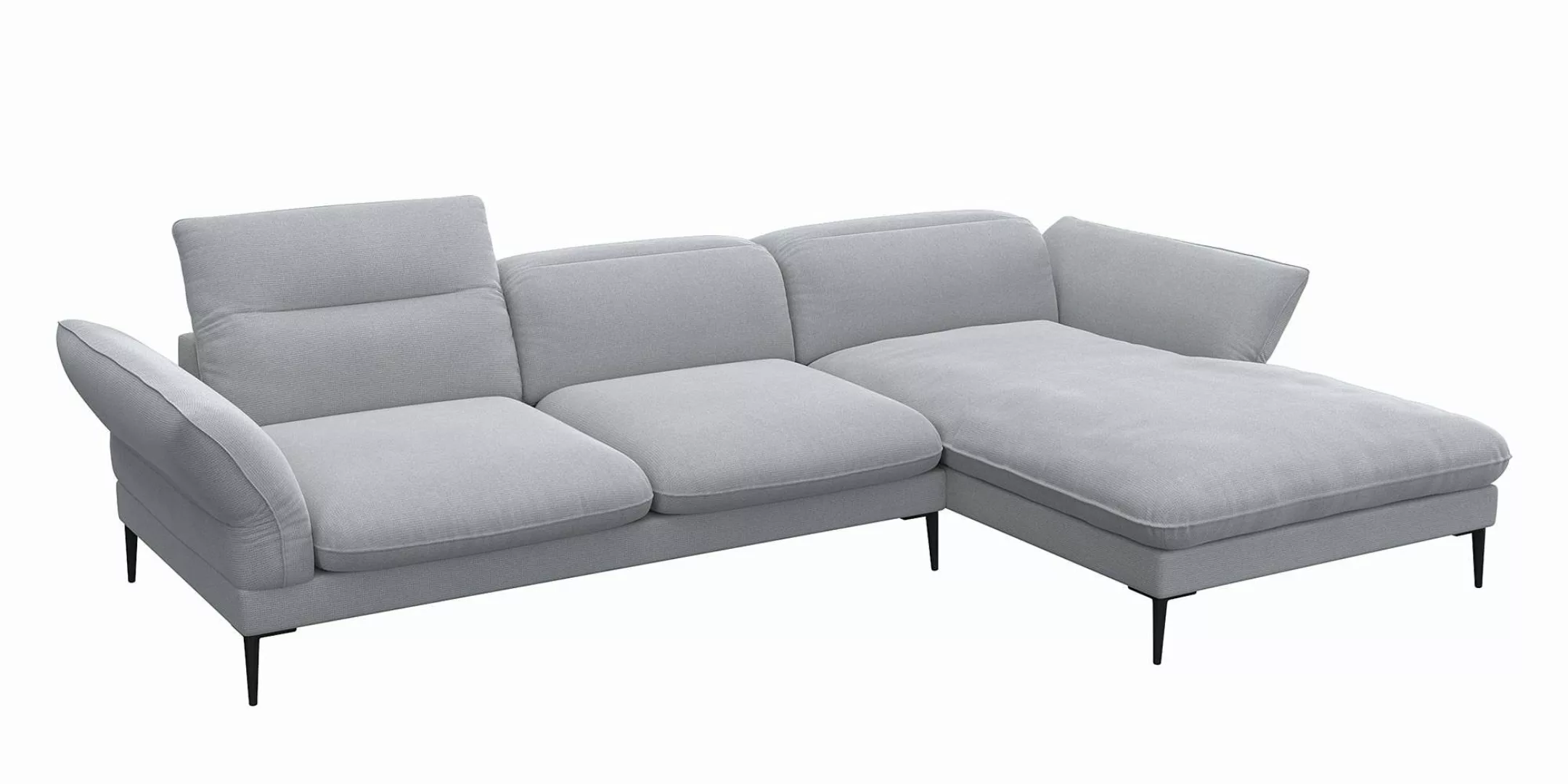 FLEXLUX Ecksofa "Salino, Funktionssofa mit Recamiere, Relaxsofa, Ecksofa", günstig online kaufen