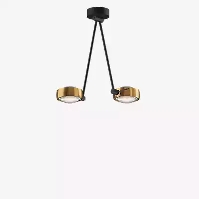 Occhio Sento Soffitto Due 40 Up D Deckenleuchte LED 2-flammig, Kopf bronze/ günstig online kaufen