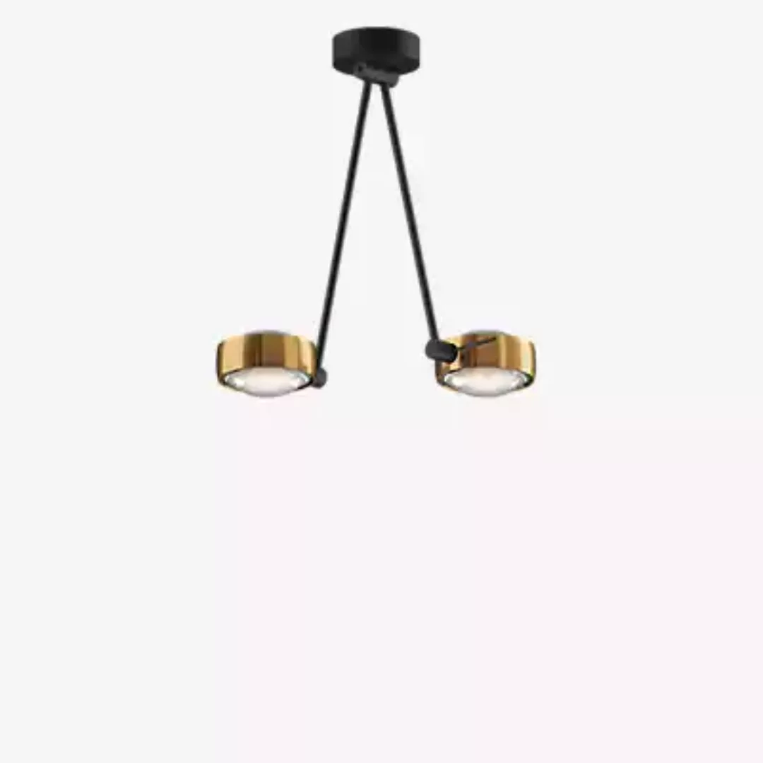 Occhio Sento Soffitto Due 40 Up D Deckenleuchte LED 2-flammig, Kopf bronze/ günstig online kaufen