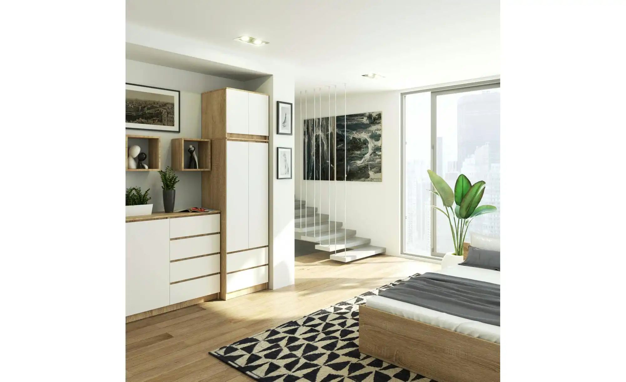 Drehtürenschrank mit viel Stauraum Sara ¦ mehrfarbig ¦ Maße (cm): B: 60 H: günstig online kaufen