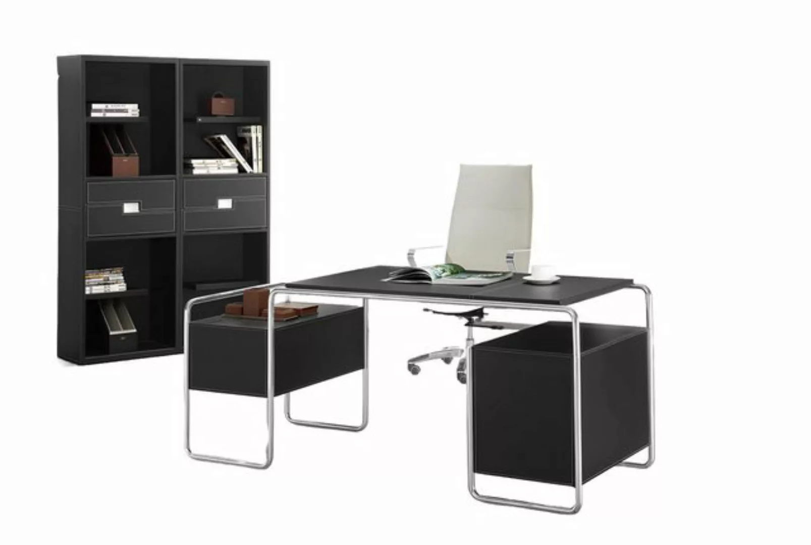 Xlmoebel Aktenschrank Neu: Set mit Schreibtisch und 2 Aktenschränken von Lu günstig online kaufen