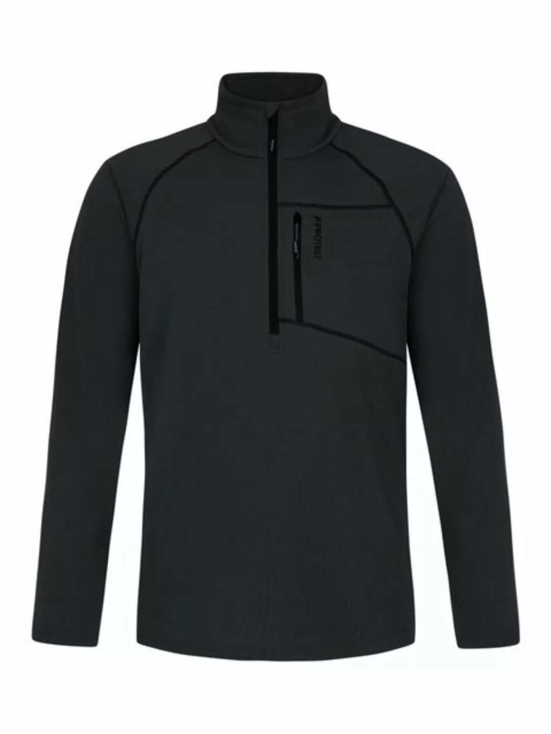 Protest Rollkragenpullover PRTKODY 1/4 zip active top DEEP GREY günstig online kaufen