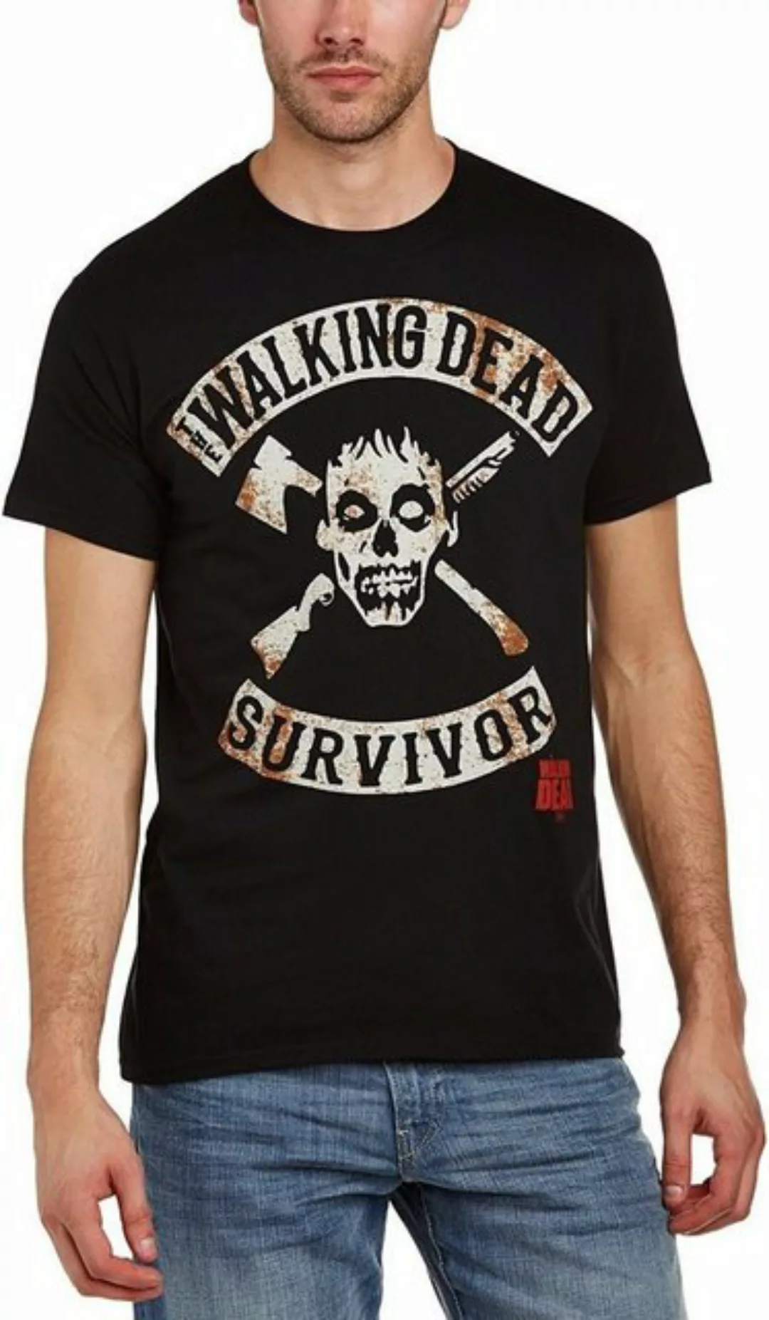 The Walking Dead Print-Shirt The Walking Dead T-Shirt Survivoir Black S XL günstig online kaufen