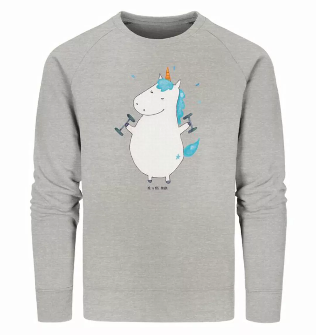 Mr. & Mrs. Panda Longpullover Größe XL Einhorn Fitness - Heather Grey - Ges günstig online kaufen