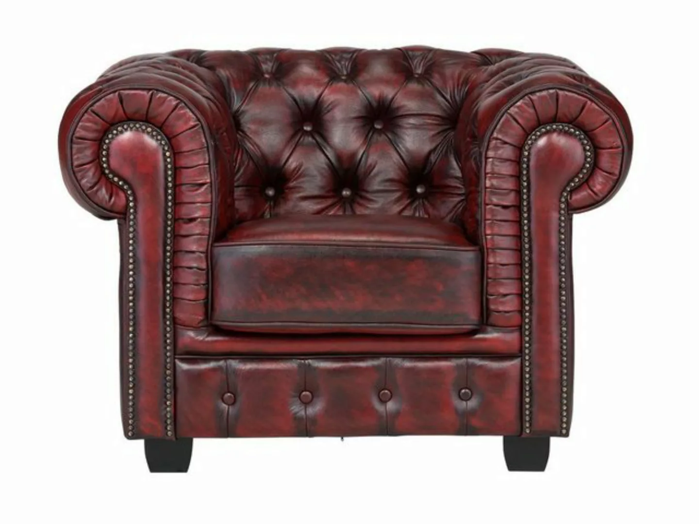 massivum Polstergarnitur Chesterfield Big garnitur rot günstig online kaufen