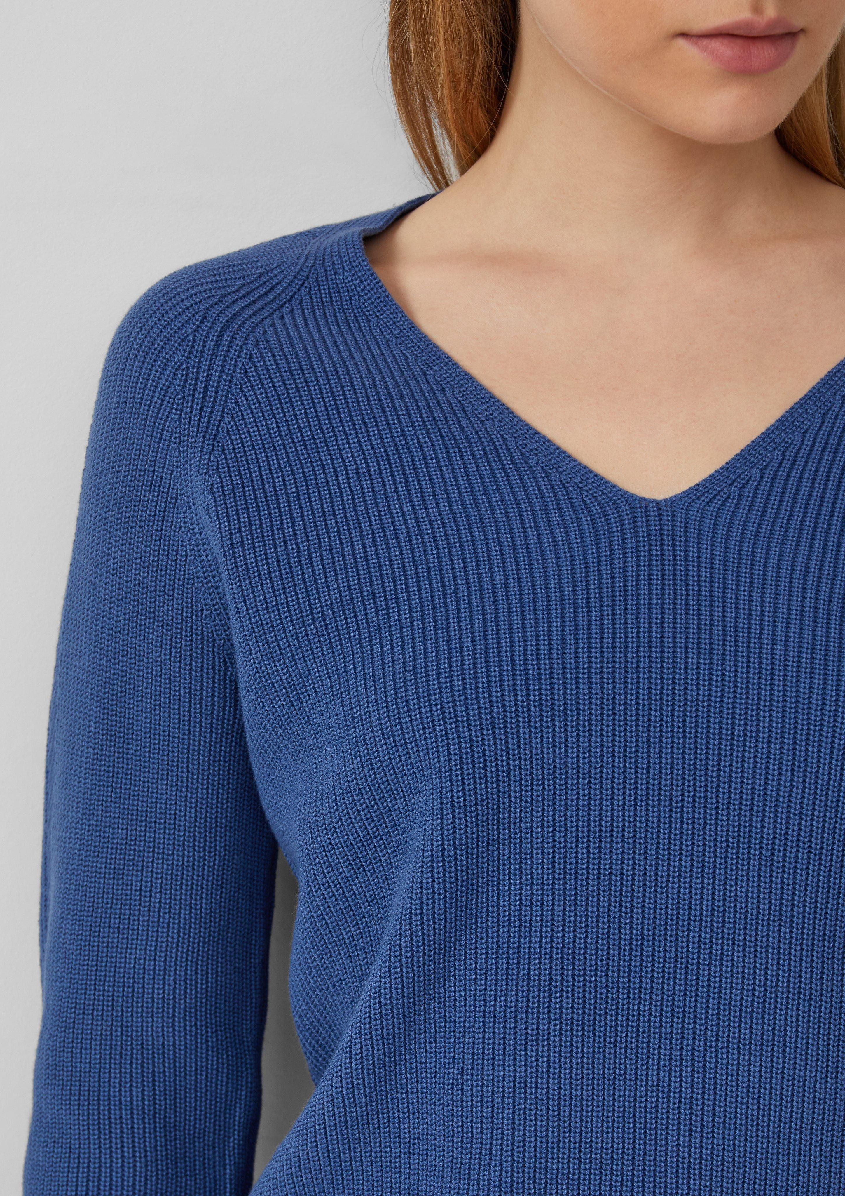 s.Oliver Strickpullover Strickpullover aus Baumwollmix mit günstig online kaufen