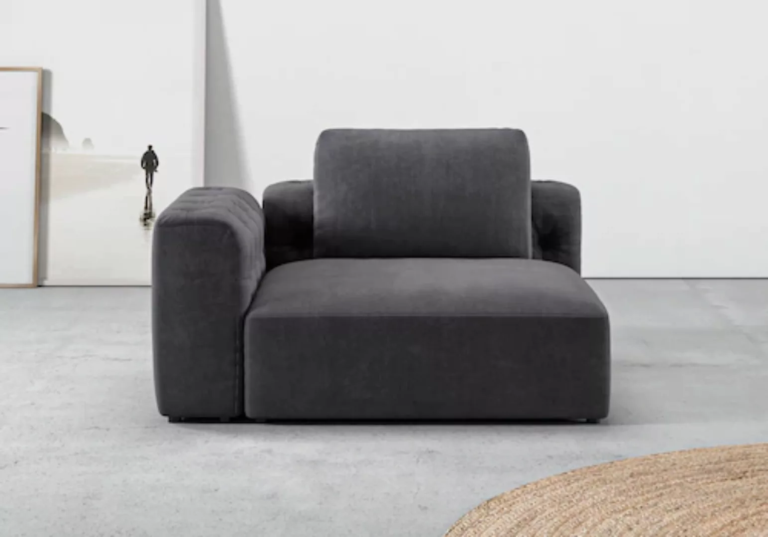 RAUM.ID 1,5-Sitzer »Cushid«, Modul-Eckteil, auch einzeln stellbar, Breite 1 günstig online kaufen
