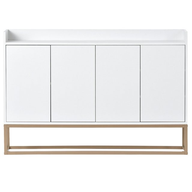 IDEASY Buffet Aufbewahrungsschrank, Sideboard mit 4 Türen, (verstellbaren R günstig online kaufen