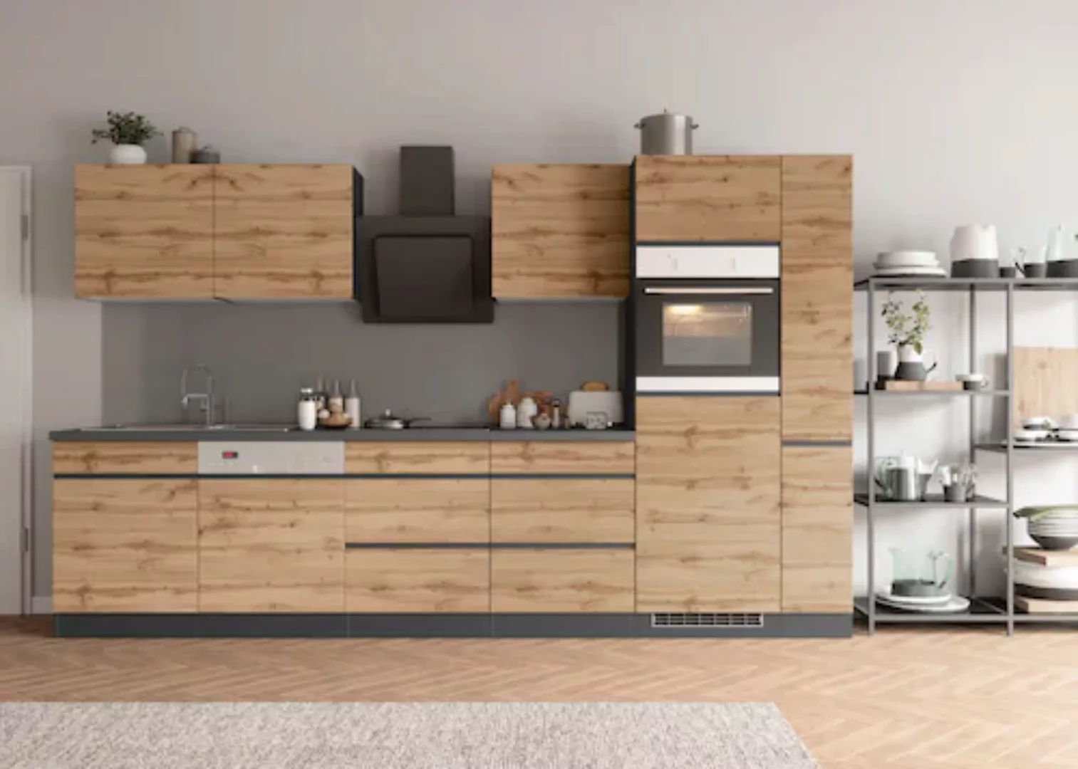 Kochstation Küche "KS-Riesa", Stellbreite 330 cm, ohne E-Geräte günstig online kaufen