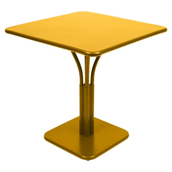 Luxembourg Kleiner Outdoor-Tisch 71x71 cm Honig günstig online kaufen