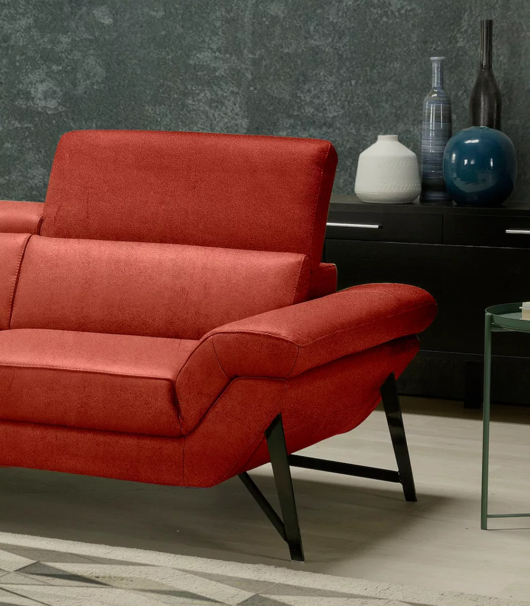 Egoitaliano Ecksofa "Narcisa, Design und Sitzkomfort der Extraklasse,", mit günstig online kaufen