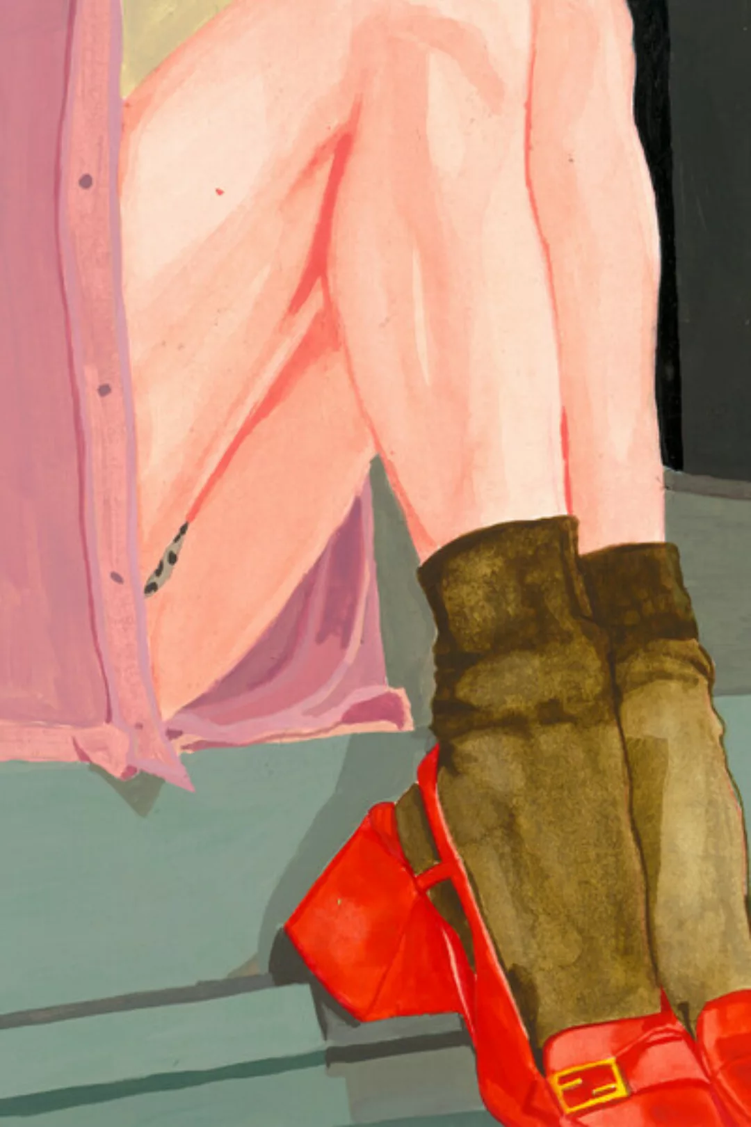 Poster / Leinwandbild - The Waiting Girl günstig online kaufen