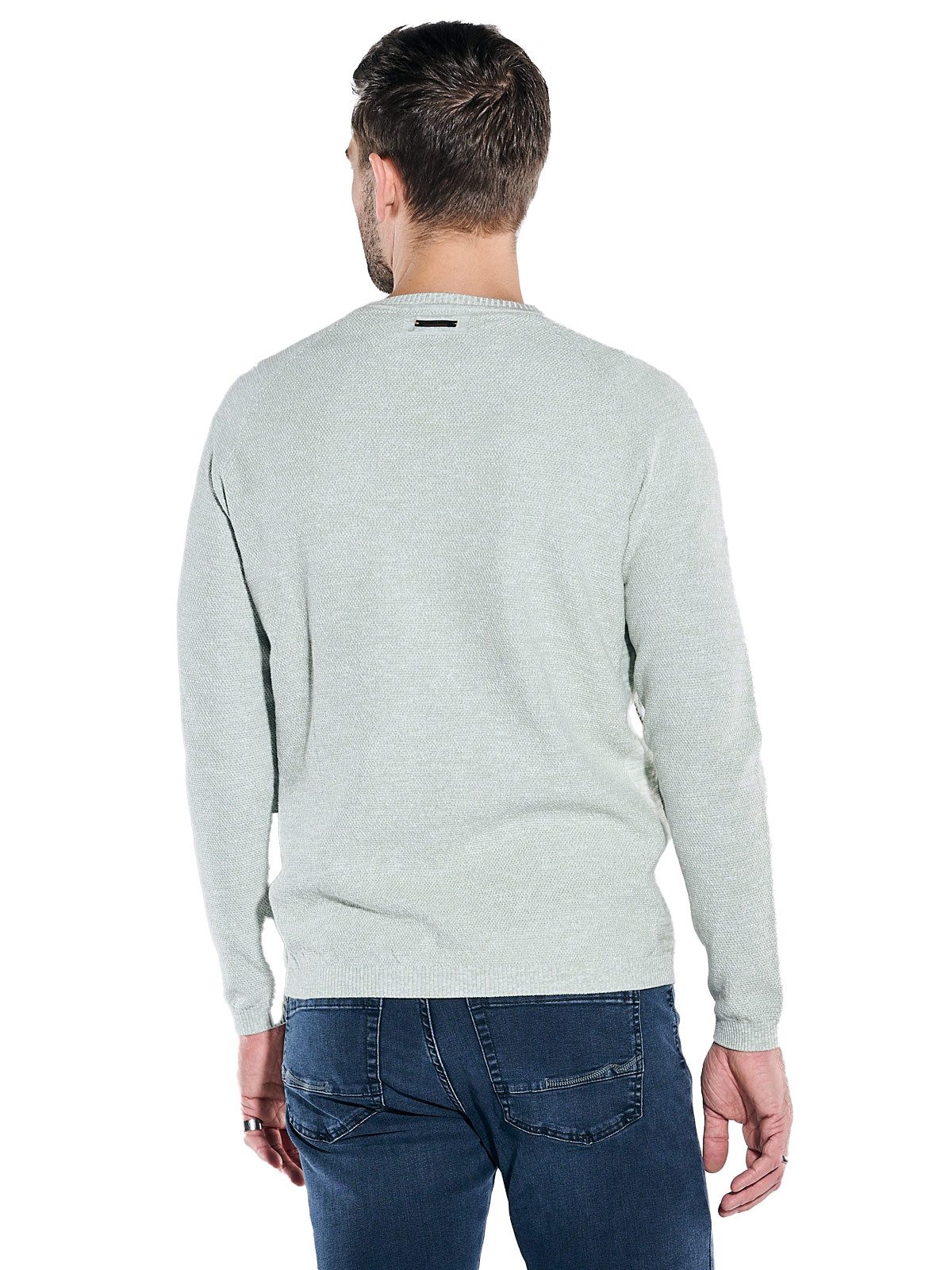 emilio adani Rundhalspullover Pullover meliert günstig online kaufen