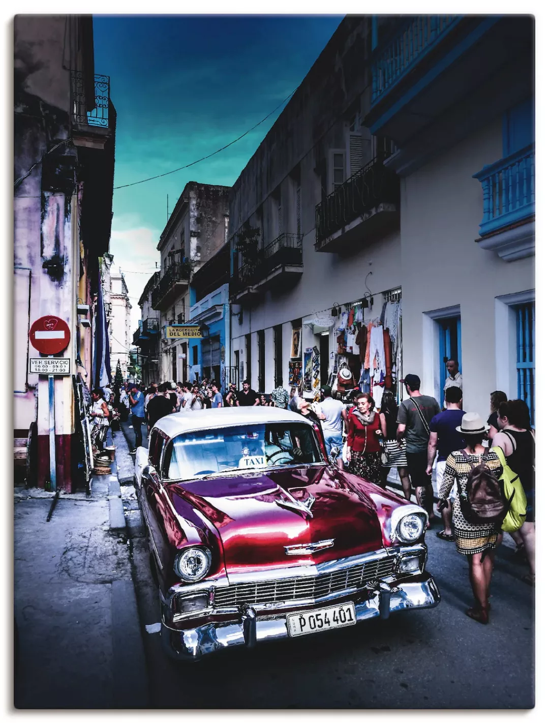 Artland Leinwandbild »Leben in Havanna«, Auto, (1 St.) günstig online kaufen
