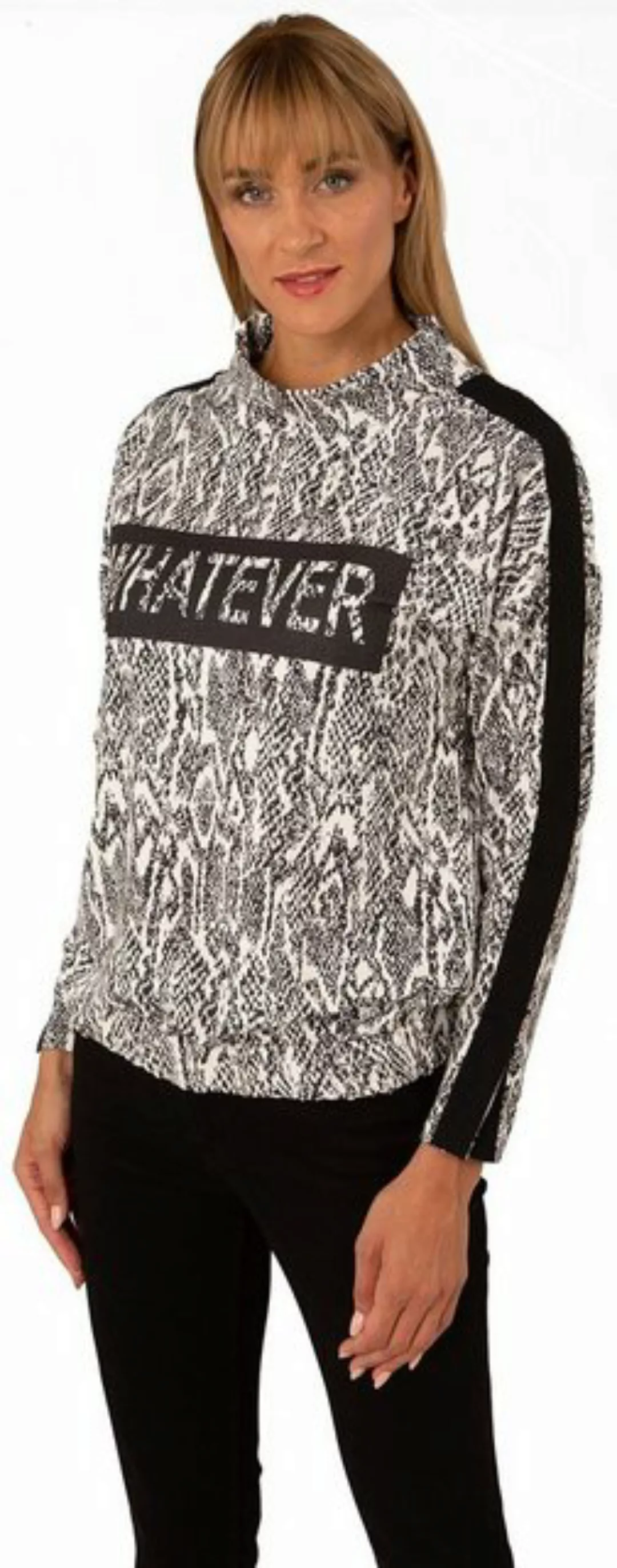 Estefania for woman Sweatshirt 189-7642 in modernen Snakeprint mit elastisc günstig online kaufen