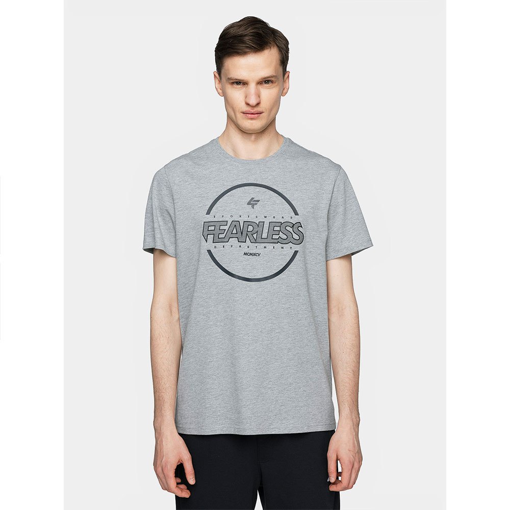 4f Kurzärmeliges T-shirt S Grey Melange günstig online kaufen