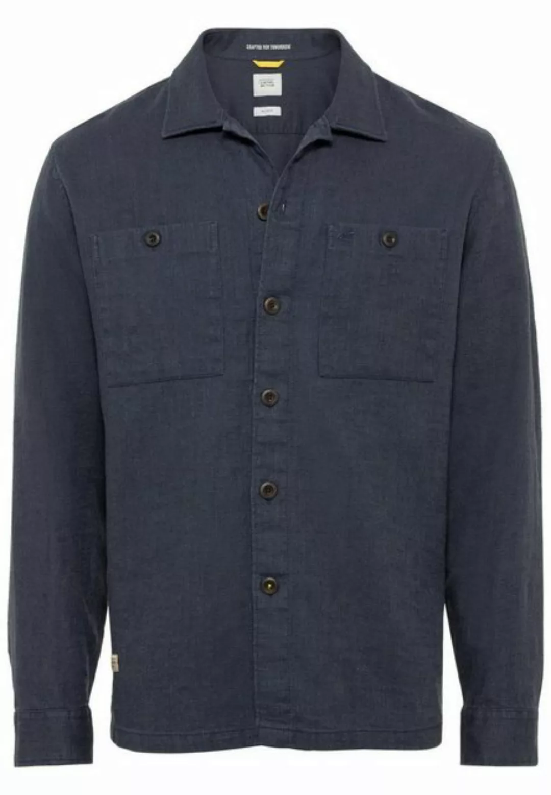 camel active Blusenshirt Longsleeve Shirt, Night Blue günstig online kaufen