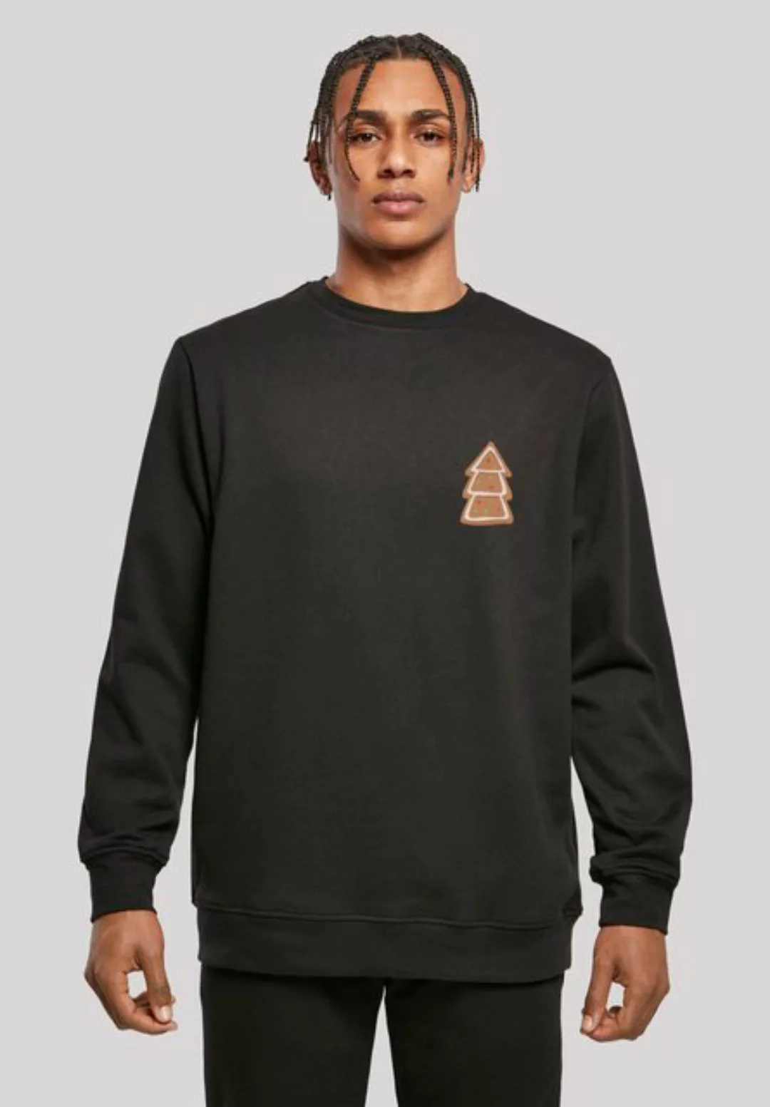 F4NT4STIC Kapuzenpullover Gingerbread Lebkuchen Tree Print günstig online kaufen