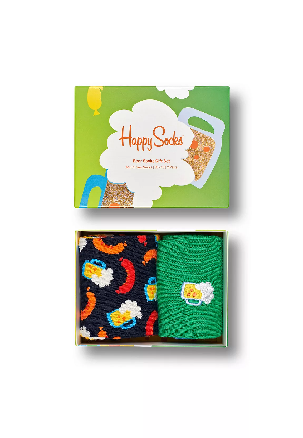 Happy Socks Geschenkbox BEER SOCKS GIFT SET 2-PACK XBEE02-7300 Mehrfarbig günstig online kaufen