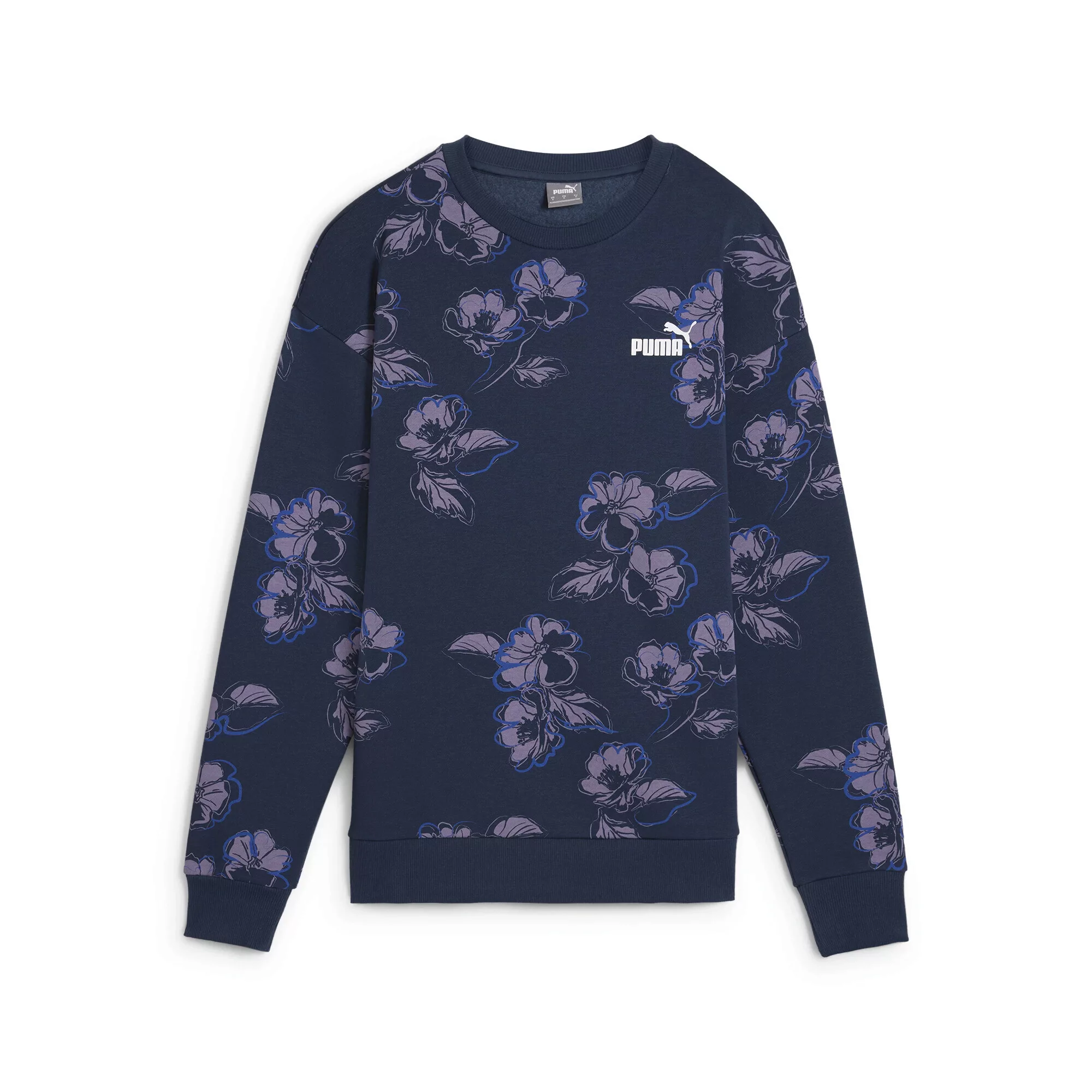 PUMA Sweatshirt "ESS+ FLORAL VIBES Crew Fleece-Sweatshirt Damen" günstig online kaufen