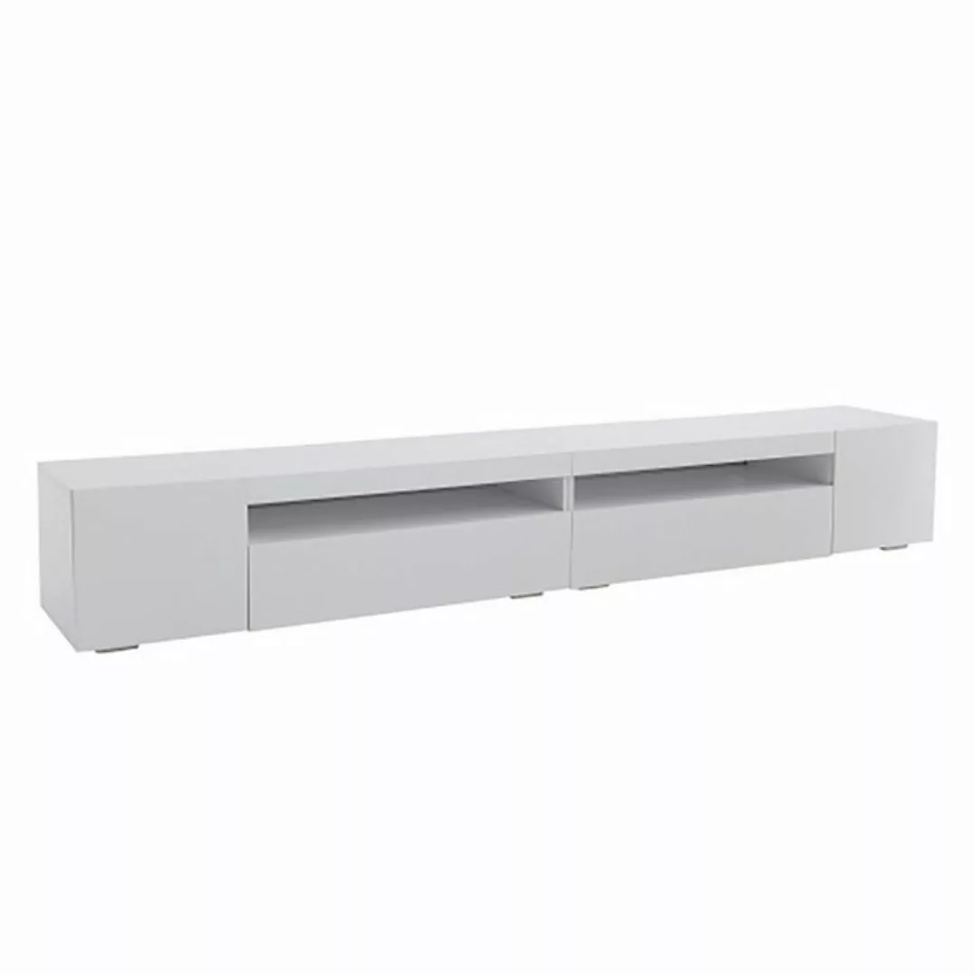 Celya TV-Schrank 240x39 x35CM, Variable LED-Beleuchtung Weißer moderner TV- günstig online kaufen