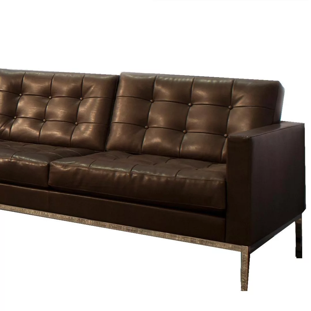 Knoll International - Florence Knoll Relax 2-Sitzer Sofa - dunkelbraun/Vene günstig online kaufen